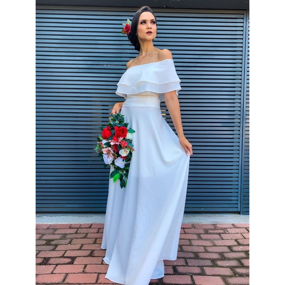 Vestido de casamento store ciganinha