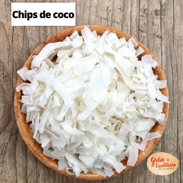 Chips De Coco Sem Borda 250g - Grão E Equilíbrio | Shopee Brasil