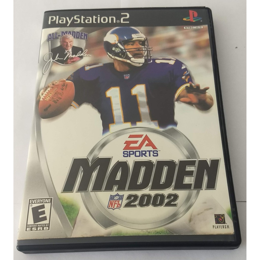 Jogo Madden NFL 2002 Americano Ps2 Playstation 2 Original Mídia Física
