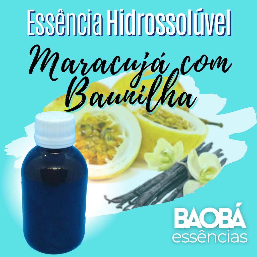 Essência Premium Maracujá com Baunilha - HIDROSSOLÚVEL - 100ml