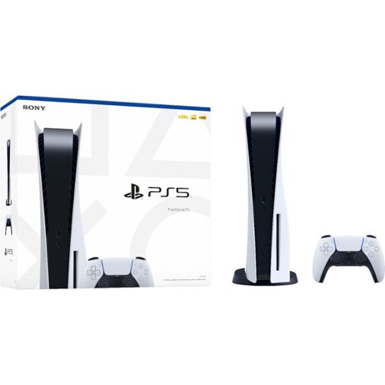 SONY PLAYSTATION 5 825GB STANDARD COR BRANCO E PRETO