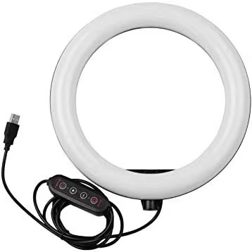 Ring Light Iluminador Portátil 10' Polegadas Sem Tripé ANJGG