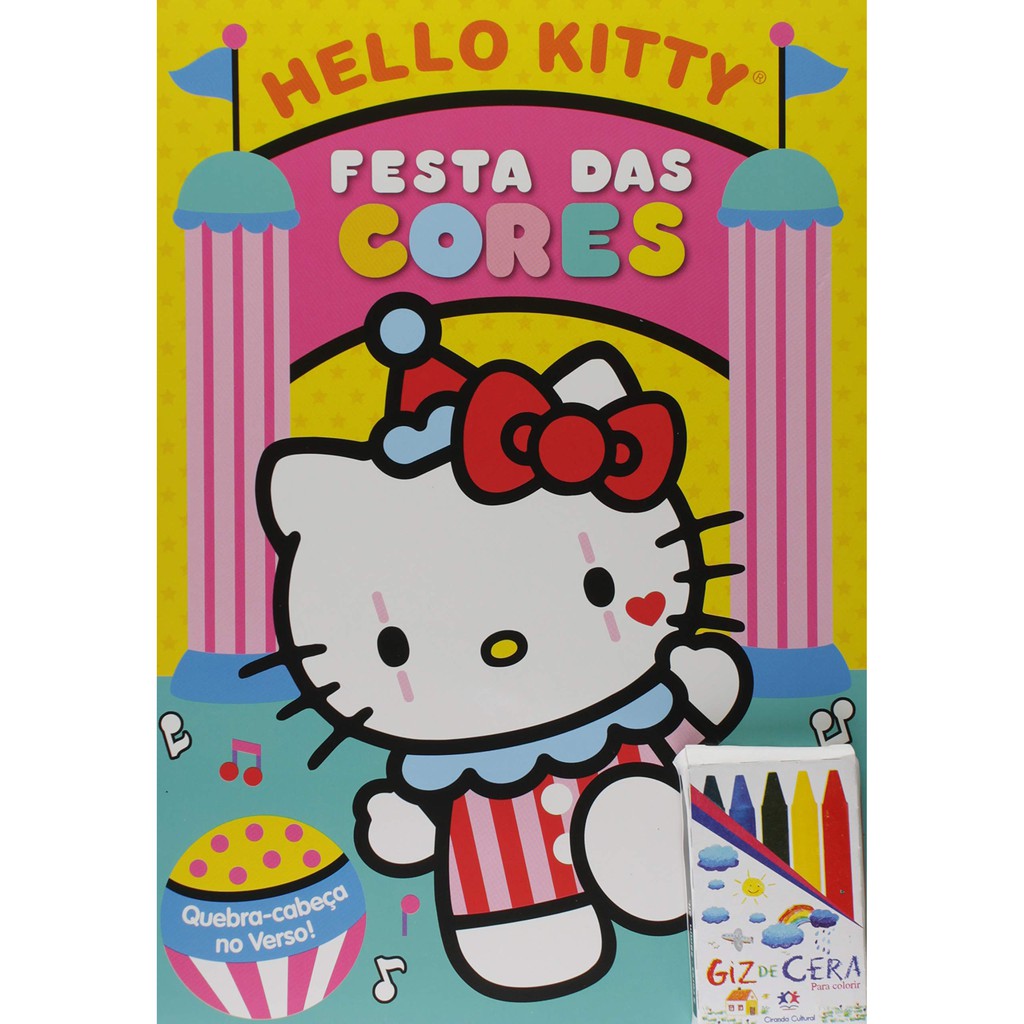 Desenho de É uma festa com Kitty para colorir