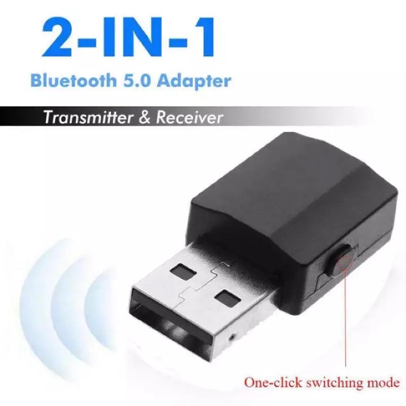 Adaptador Bluetooth para TV e Som 5.0 receptor e transmissor 2 em