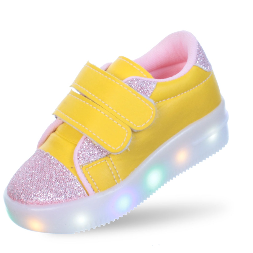 Sapato infantil deals feminino amarelo