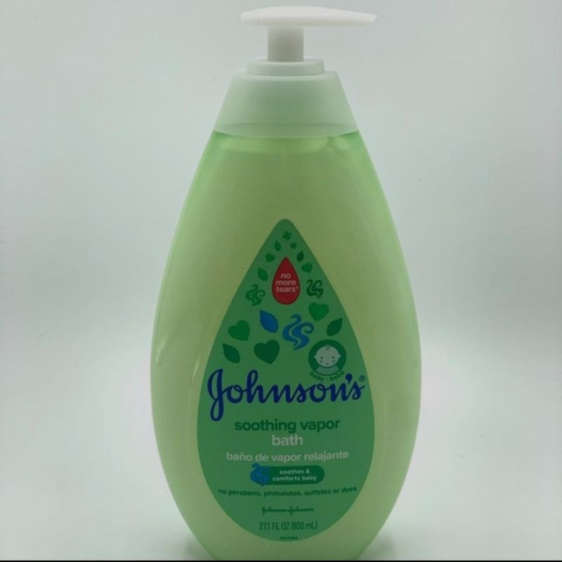 Johnson's Baby Soothing Vapor Bath 13.6 Oz (400ml) 2-Pack - Gentle Calming Wash For Fussy Babies, No More Tears Formula