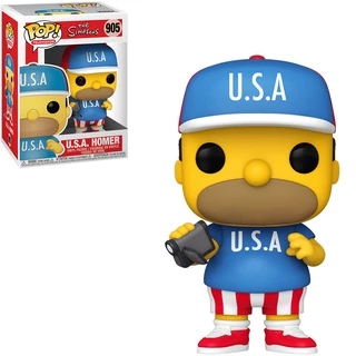Funko Pop The Simpsons Homer U.s.a 905 Novo Original em Oferta na Shopee