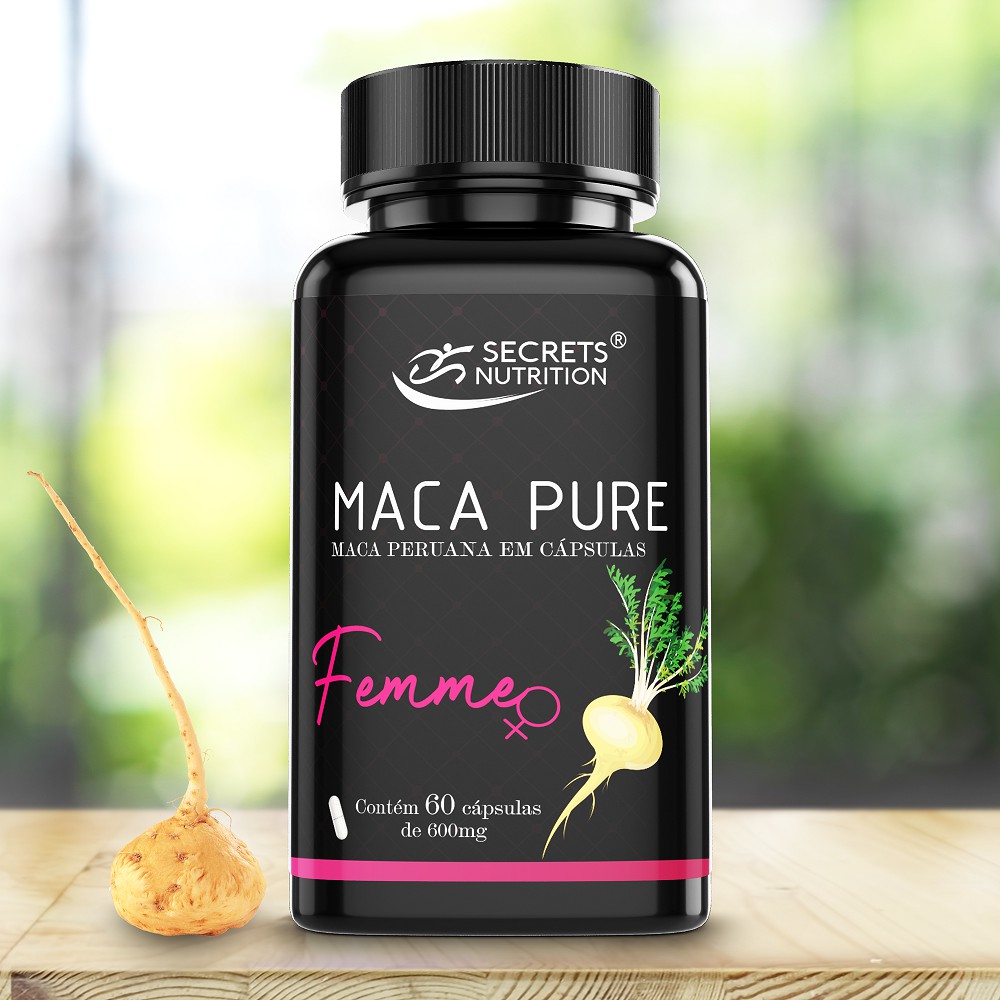 Maca Peruana Para Mulheres 100% Maca Pure Secrets Nutrition vitamina ...