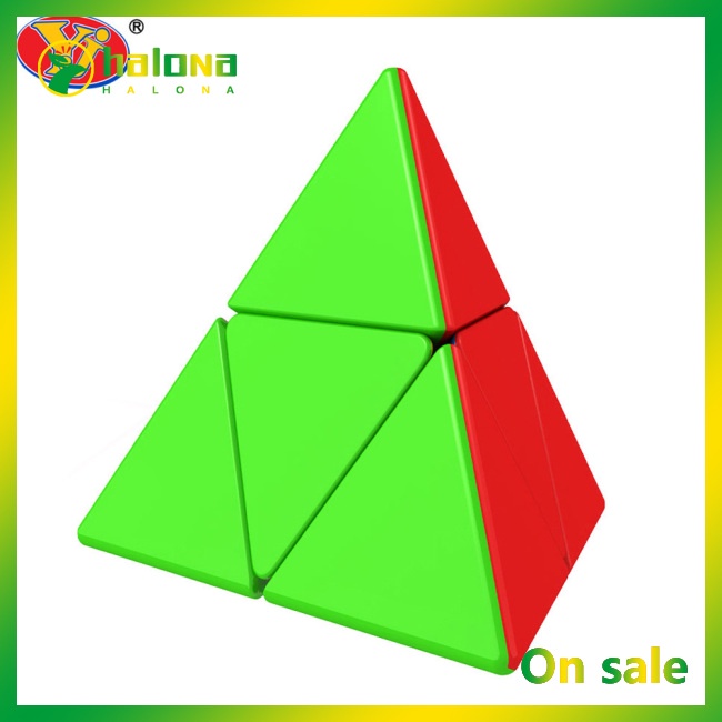 Cubo mágico 3x3, 2x2, pirâmide triangular suave, velocidade profissional,  brinquedos educativos, presentes para crianças