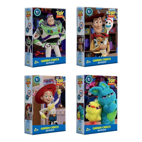 Quebra Cabeça Toy Story Woody Buzz Jessie Garfinho