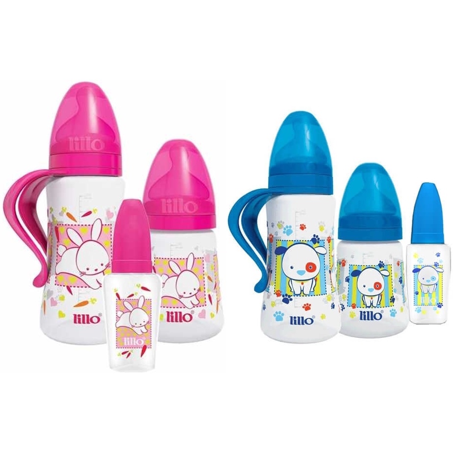 Kit Conjunto Mamadeiras Lillo Design Fashion Silicone | Shopee Brasil
