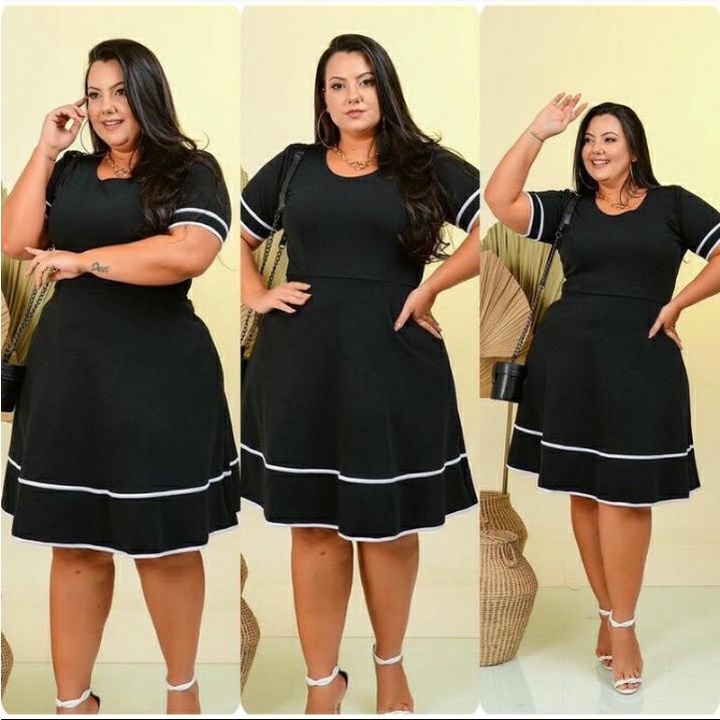 Vestidos sociais plus store size