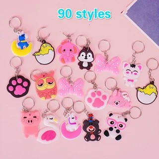 Chaveiro 100 Unid . Desenho Animado Bonito Disney Marvel BTS BT21 KPOP PVC