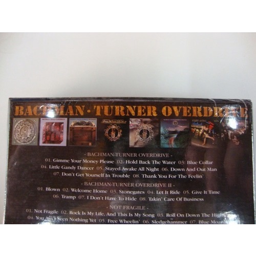 Box 8 CDs - Bachman-turner Overdrive - Importado, Lacrado