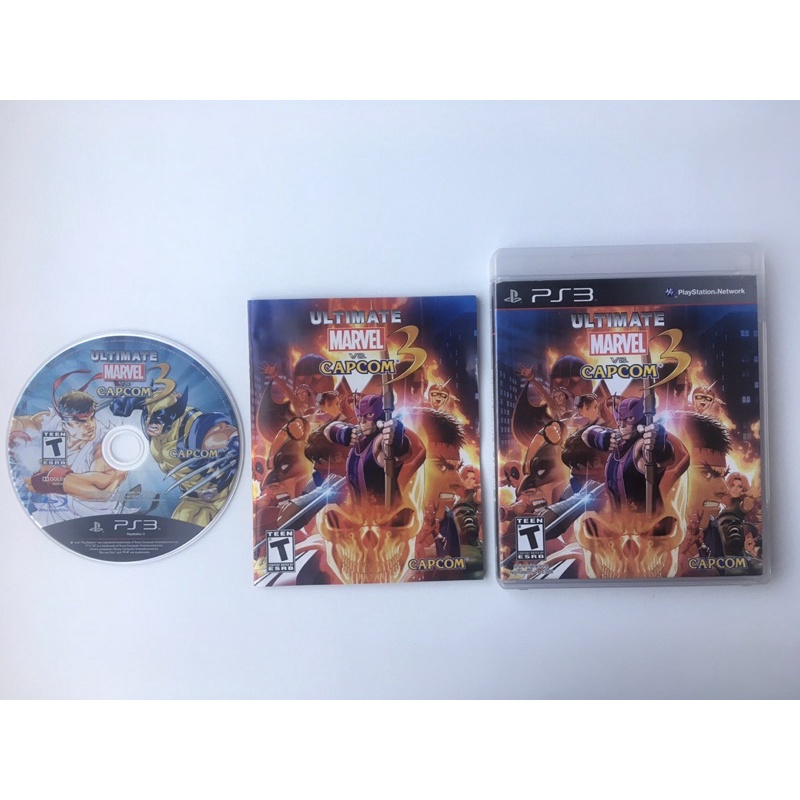 Jogo Novo Midia Fisica Ultimate Marvel vs Capcom 3 para Ps3