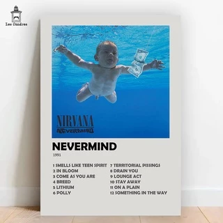 Placa Quadro Decorativo do Nirvana Nevermind Album em MDF 28x20cm