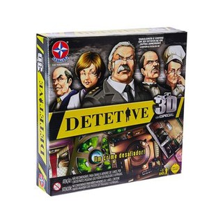 Jogo de Tabuleiro Detetive 3D - ESTRELA