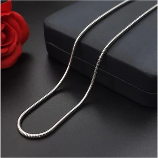 Corrente Rabo De Rato/Corrente Aço Inox 316L/Corrente Prateado 55cm-60cm-70cm/2-3mm