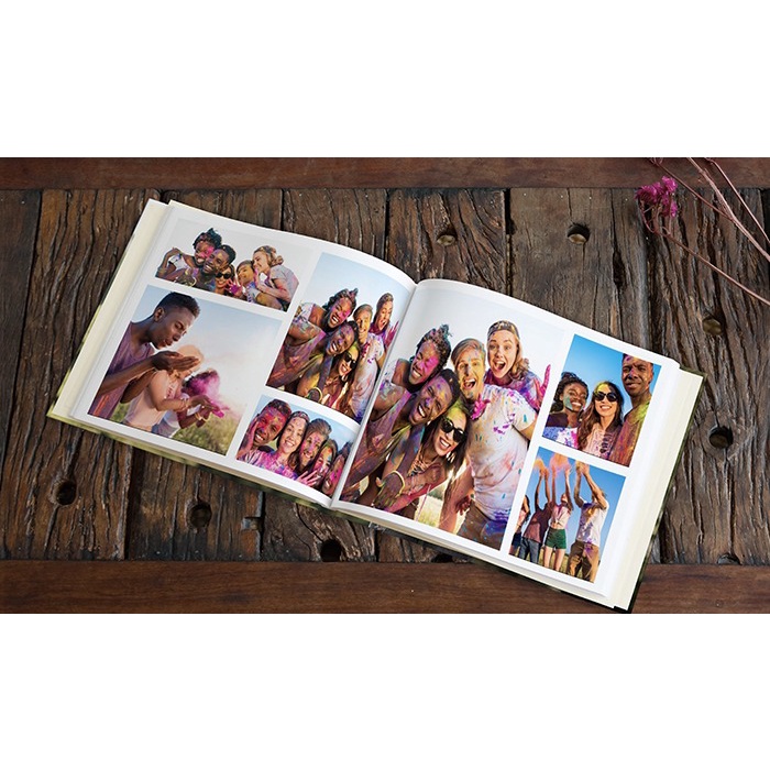 Livro de álbuns de fotos personalizado para fotos, personalizado