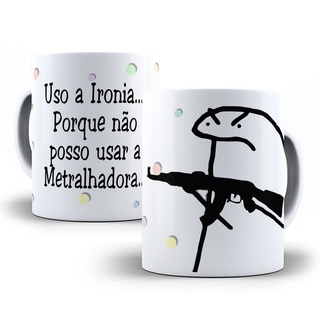 Caneca Florks Meme Sou Bipolar As Vezes Acordo Linda As Veze