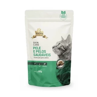 Petisco Snack Hana Nuggets Healthy Life Para Gatos Skin Care 60g