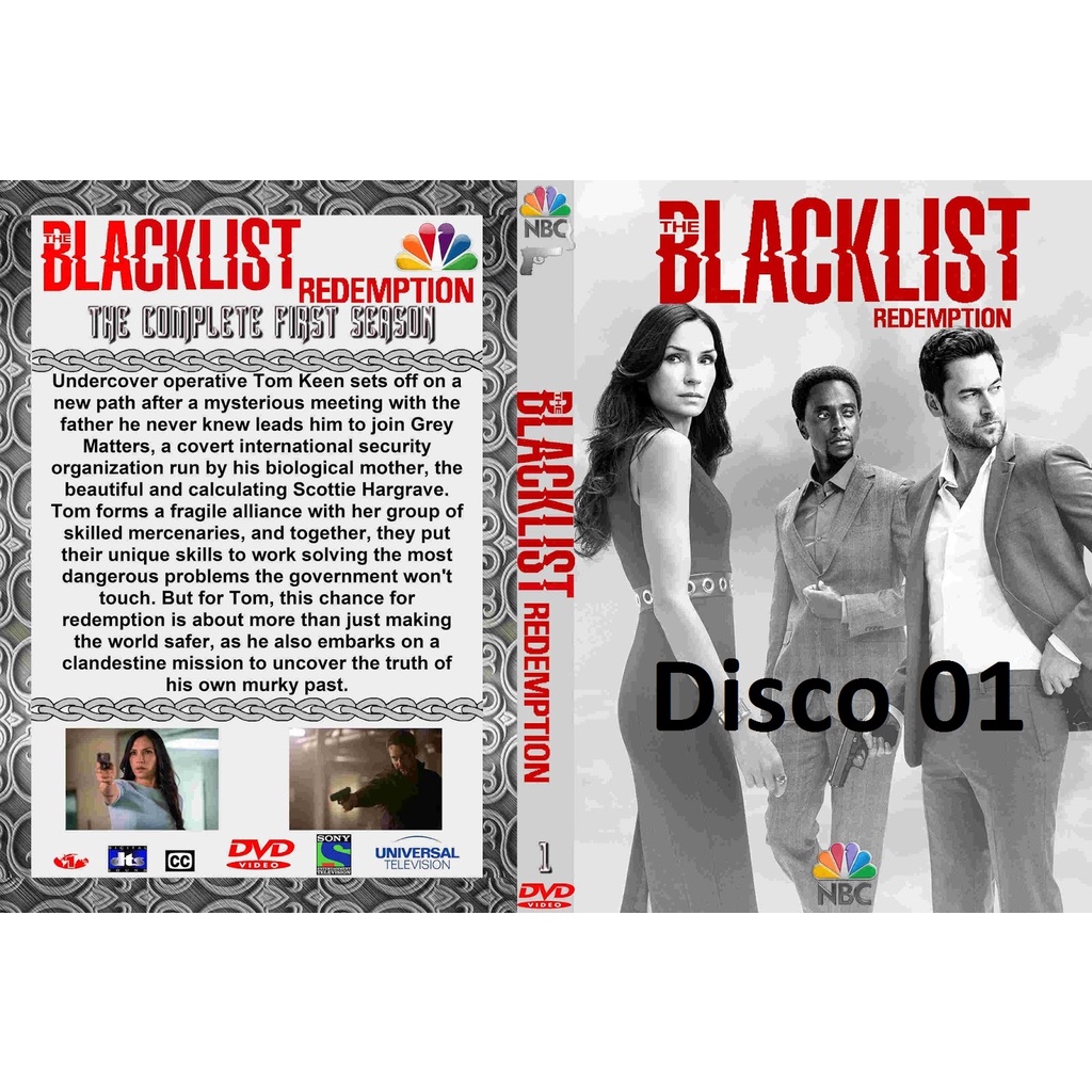 Dvd The Blacklist Redemption - 1ª Temporada Completa - Legendado ou ...