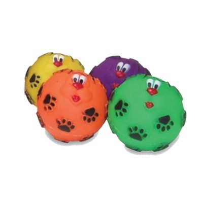 Bola de Basquete Borracha Colorida Para Pet 12 Pçs
