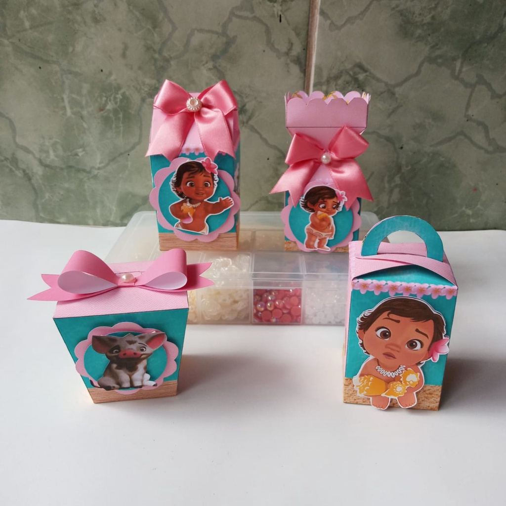 Kit Decoração De Festa Infantil Moana Baby Personalizado