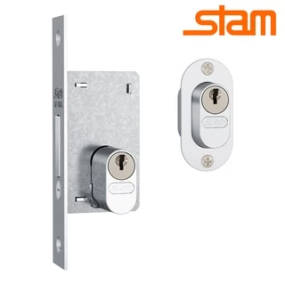 Fechadura Auxiliar Stam 601a Linha Serralheiro Branca