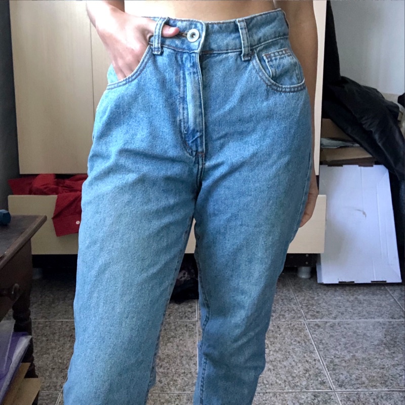 Mom jeans best sale vintage brecho