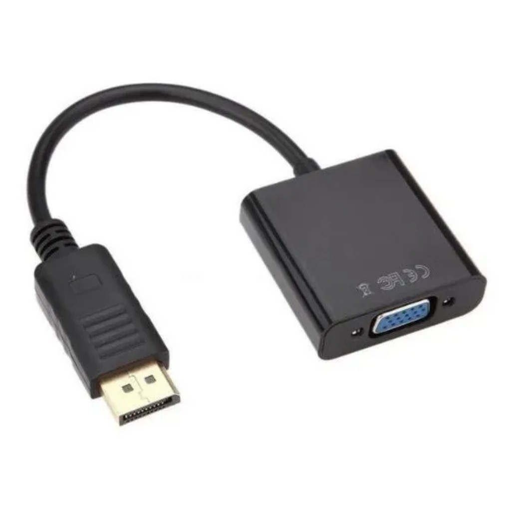 Cabo Adaptador Conversor Vídeo Displayport Para Vga promocao