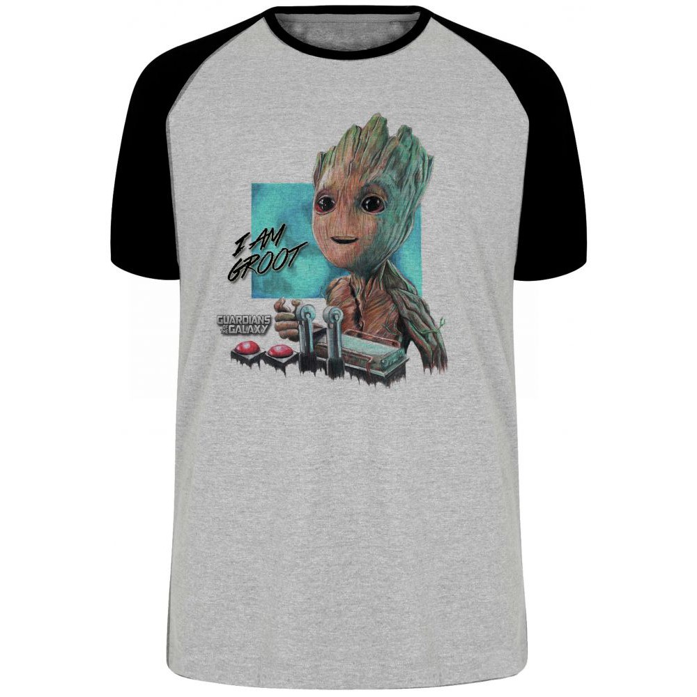 Marvel Felpa Raglan Grootient Junior Donna – Felpa Con Cappuccio E Coprioggetti