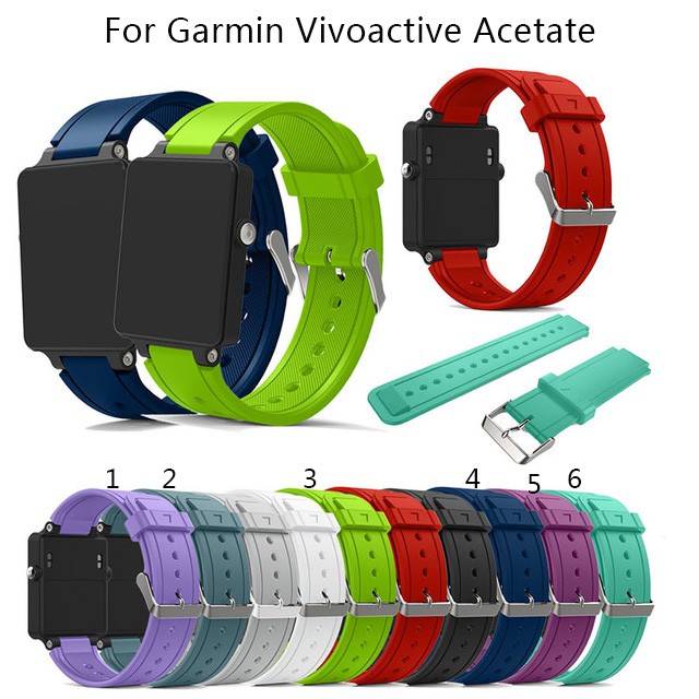 Para Garmin Vivoactive Acetate/Approach S2 S4 Bandas De Relógios Pulseira De Silicone Esportivo Relógio