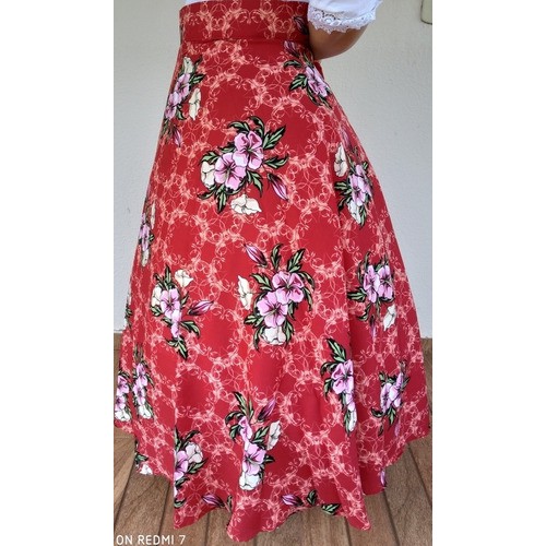 Saia de hot sale prenda floral