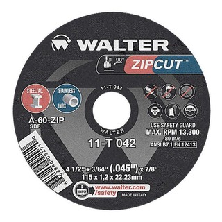 Disco De Corte para Aço Inox 4.1/2 11T042 Walter