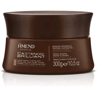 Máscara capilar Realce da Cor Castanho Amend 300G