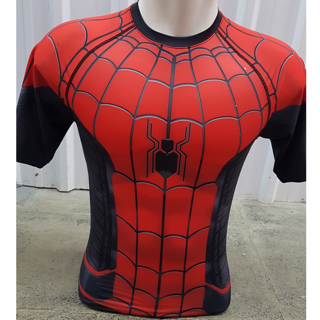 Camisa Compressão Marvel Homem Aranha Filme 2 Manga Curta Plronta ...