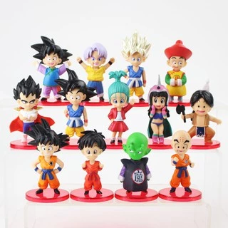 13 Pçs / Set Anime Figura De Ação Dragon Ball Z Son Goku Gohan Goten Vege Dragonball Brinquedos em Oferta na Shopee