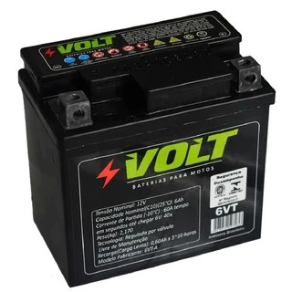 Bateria Moto 6vt Selada Volt Pcx Titan 150 160 Xre 300 Bros 160 Start Fazer 150 Factor125 em Oferta na Shopee