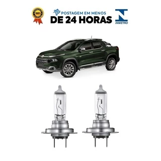 Par Lampada Farol Baixo Fiat Toro 2016 2017 2018 2019 2020 H7
