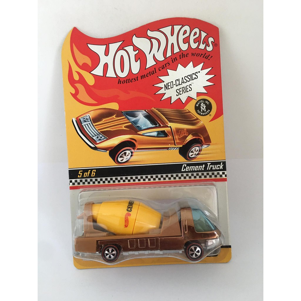 HOT WHEELS CEMENT TRUCK NEOCLASSICS SERIES Shopee Brasil