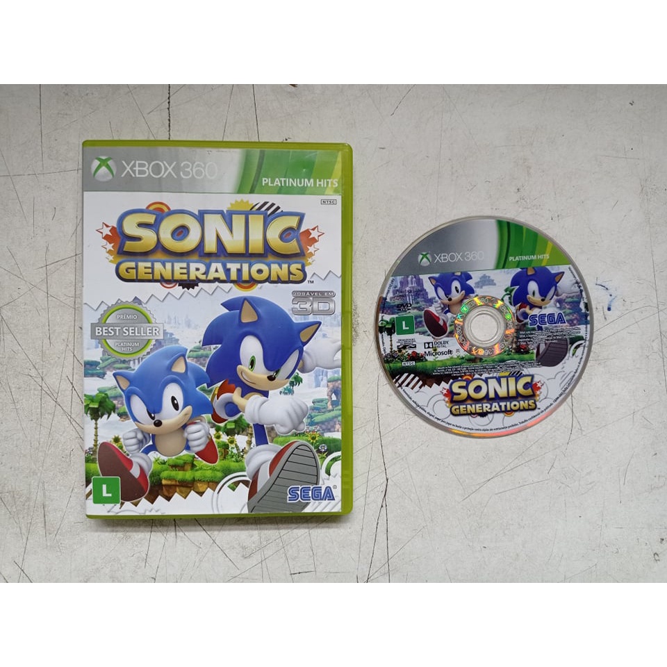 Sonic Generations - Jogo Para Xbox 360