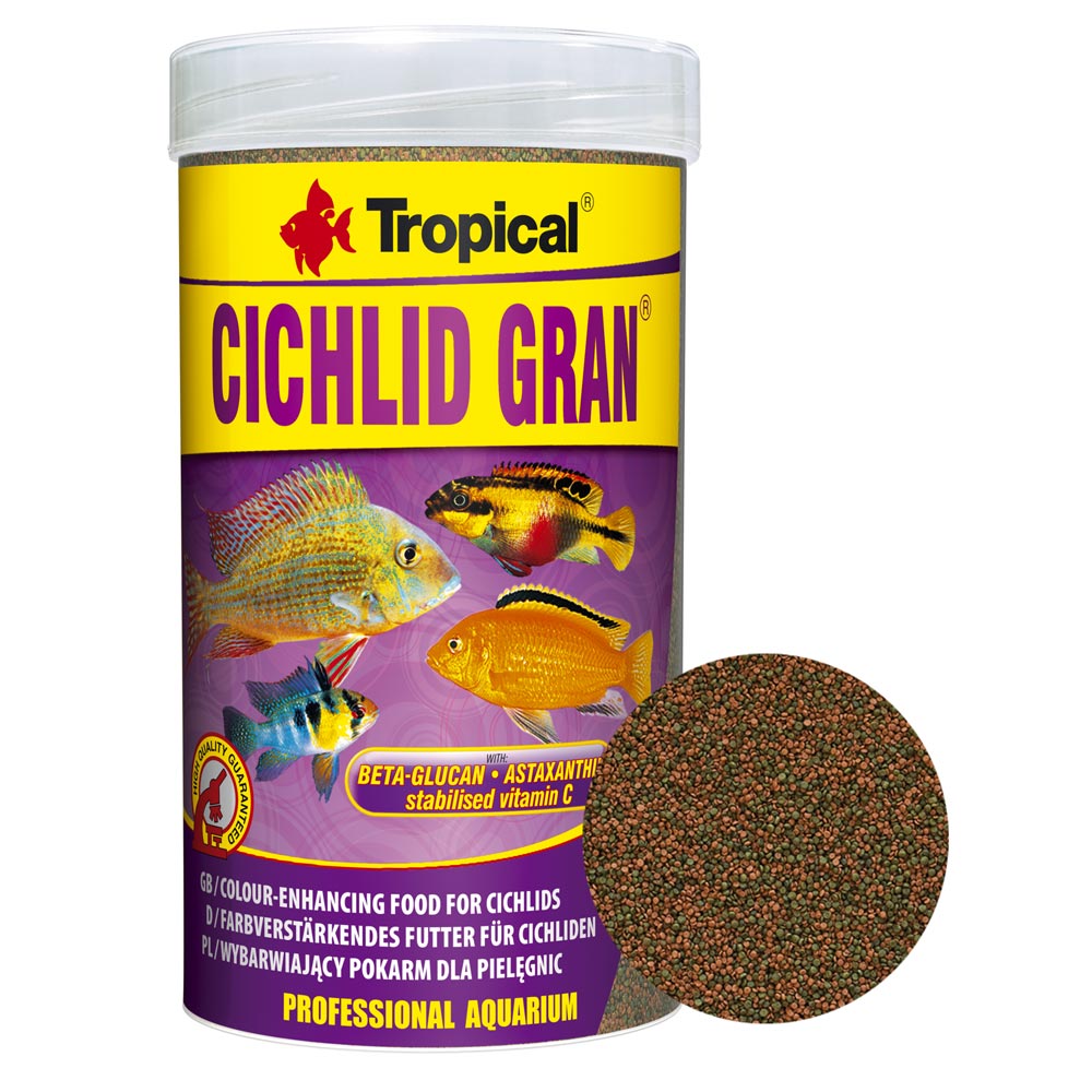 Ração Para Ciclídeos Granulada Tropical Cichlid Gran 138g