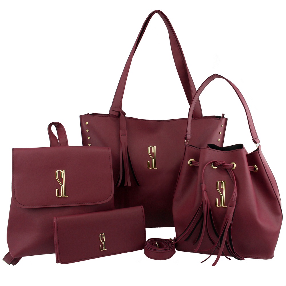 conjunto de Bolsas feminina SL kit com 4 lindas bolsas -PROMOÇÃO DE LANÇAMENTO, SO HOJE -