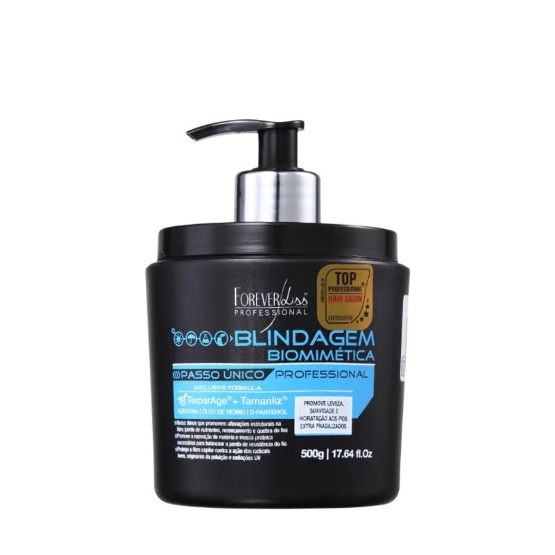 Blindagem Hair Shielding ReparAge Tamariliz Refill Bio Mask 400g - Forever  Liss