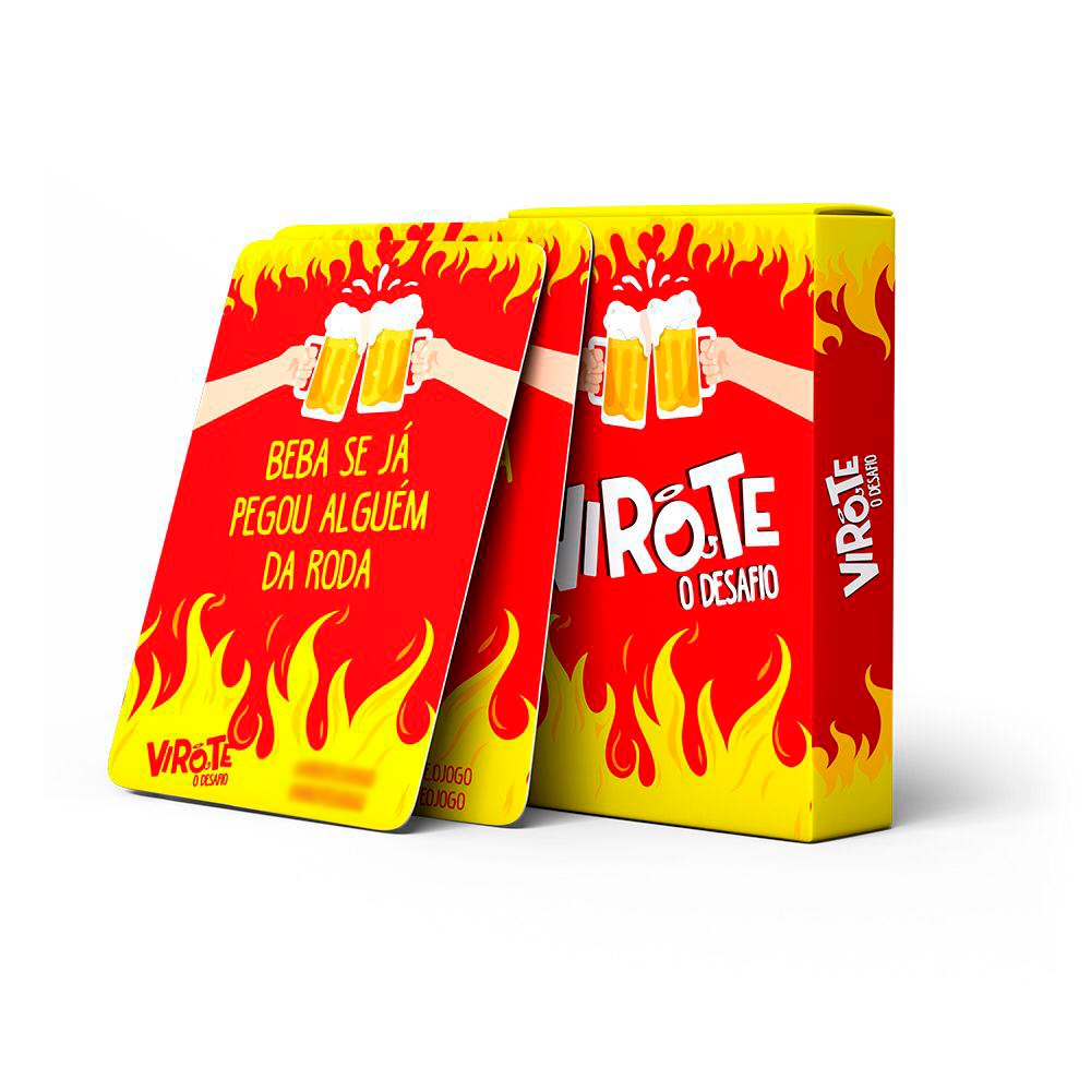Virote O Desafio - Jogo Bebida Baralho Cartas Bebão Esquenta | Shopee ...