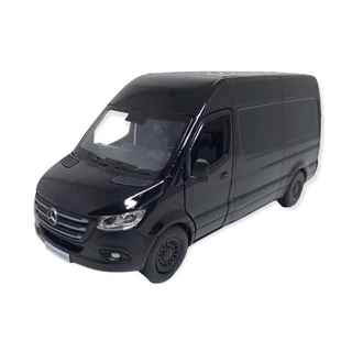 Miniatura Carrinho Ferro Van Mercedes Benz Sprinter Escala 1:48 Abre As Portas