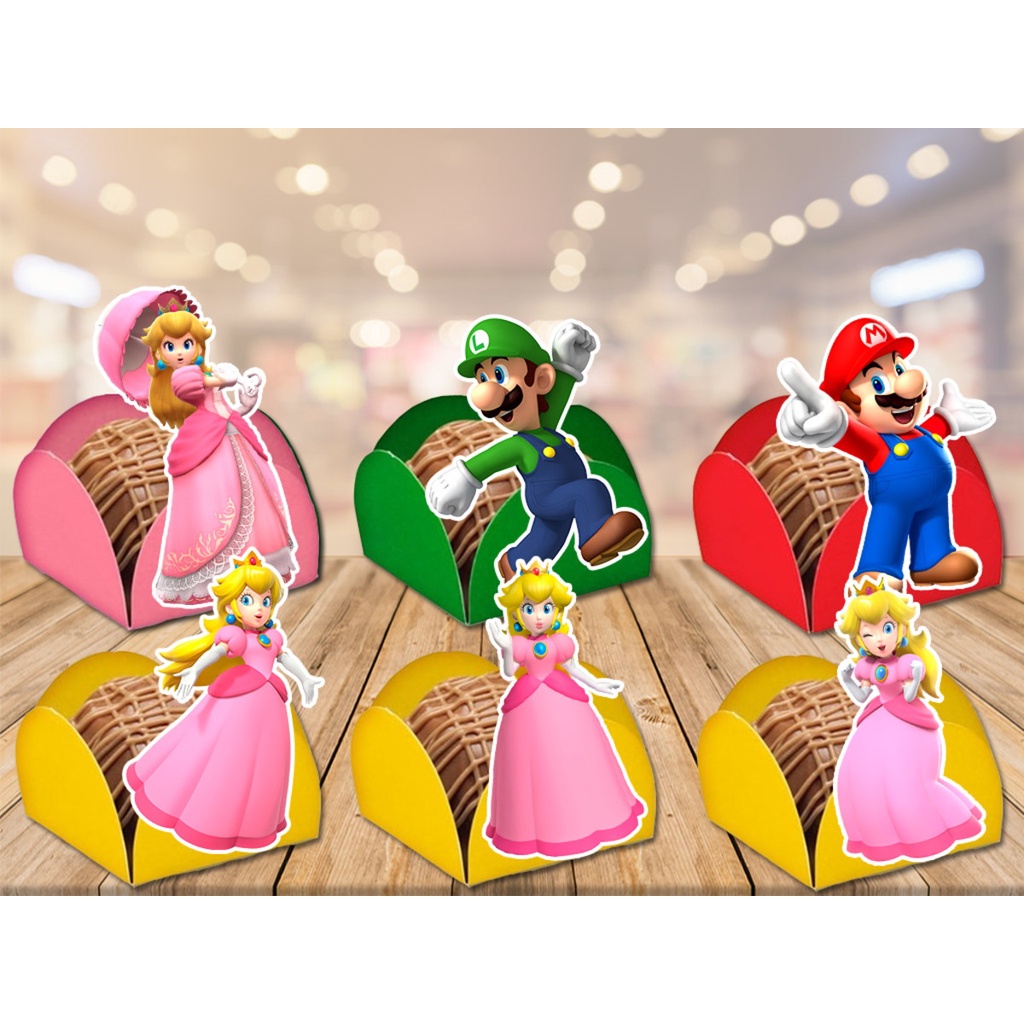 Forminhas Mario Princesa Peach | Shopee Brasil