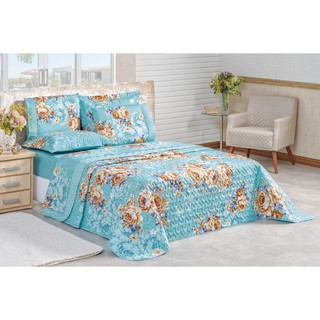 Cobre Leito Naturale Casal 3 Pecas Micropercal Jasmine