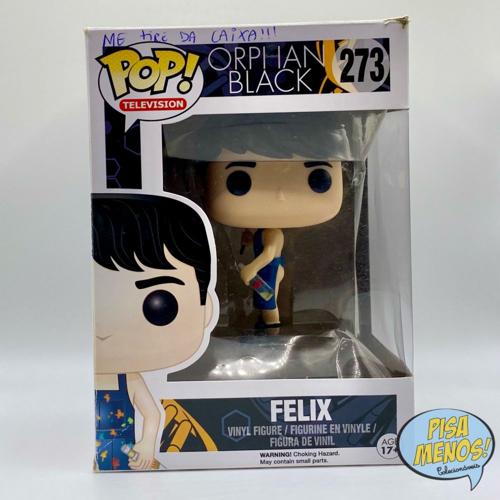 Funko Pop! Felix 273 - Orphan Black - Detalhes Na Caixa